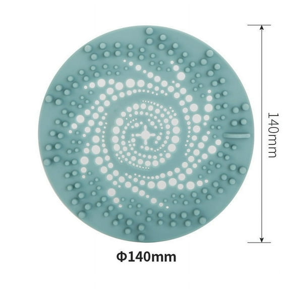 Plastic Bathroom Hair Filter Screen | Drain Cover for Shower & Sink | Prevents Hair Clogs & Odors | Easy to Clean & Install | 1-Pack