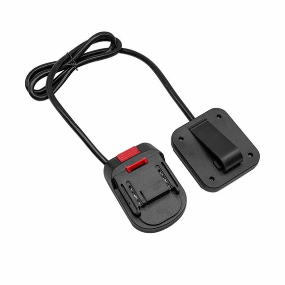 Plastic Battery Separator Accessories For 18V Power Tool Batteries With 105cm Extension Cord And Belt Clip