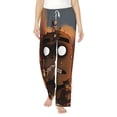 thumbnail image 1 of Plastic Beach Gorillaz Women's Pajama Pants Lounge Daily Novelty Cozy Sleep Bottoms Pants Sleepwear With Pockets, 1 of 8