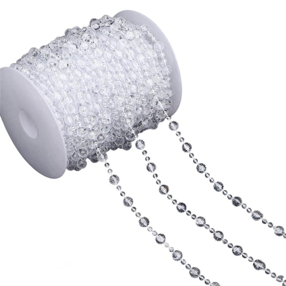 Plastic Bead Chain Craft Beads String For Handmade Necklace Bracelets Jewelry Making Wedding Dress Clothing Decoration
