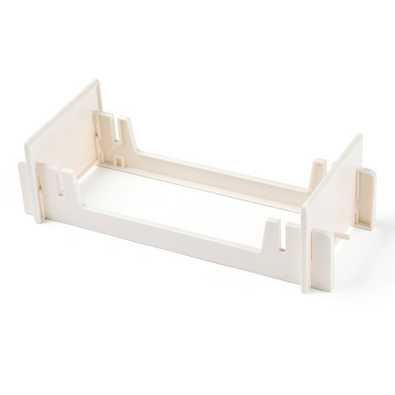 Plastic Beading Bracelet Weaver Tools Beadwork Stand for Seed Beads Jewelry Making DIY Craft Floral White Box: 26.4x10.3x2.3cm