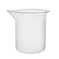 thumbnail image 1 of Plastic Beaker, 25ml - Polypropylene Plastic - Raised Graduations, Tapered Spout - Euro Design - Eisco Labs, 1 of 3