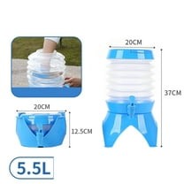 Plastic Beverage Dispenser with Faucet and Stand for Outdoor Picnics and BBQs
