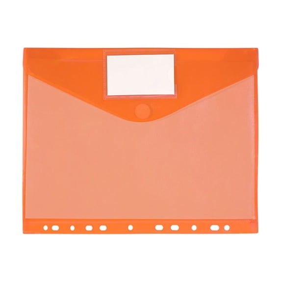 Plastic Binder Pockets 11 Holes Punched, Durable Envelope Dividers with ...