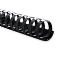thumbnail image 1 of Plastic Binding Spines- .38in.- 55 Sheet Capacity- BK, 1 of 1