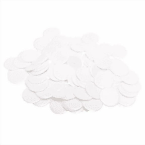 Plastic Bingo Chips - White - 7/8 inch size - 100 per pack - Bingo Markers