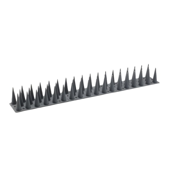 Plastic Bird Deterrent Spikes Strip for Outdoor Fence Wall Railing Roof Gutter Edge Security Barrier Installation