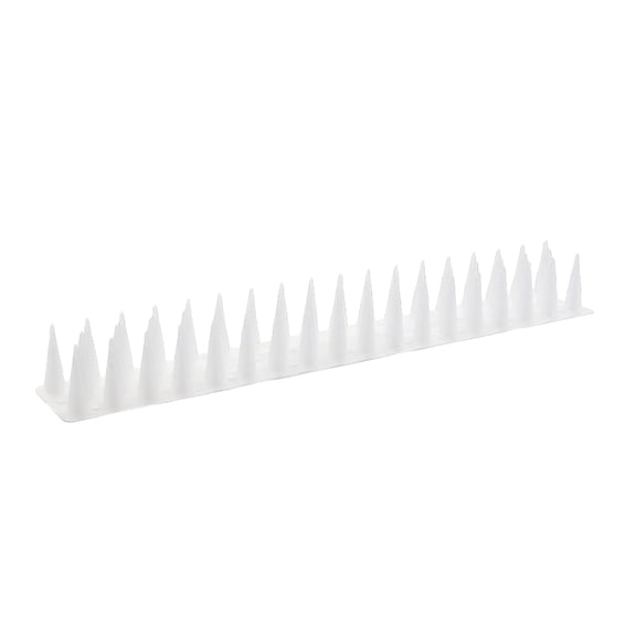 Plastic Bird Deterrent Spikes Strip for Outdoor Fence Wall Railing Roof Gutter Edge Security Barrier Installation