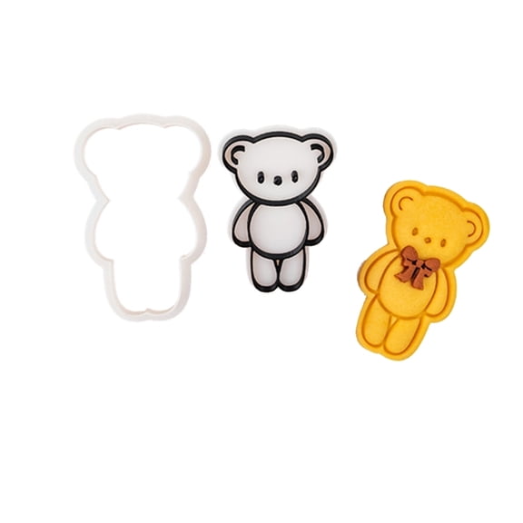 Plastic Biscuits Molds Cookie Stamp Cartoon Animals Cookie Cutter Fondant Cake Molds Kitchen Pastry Baking Tool