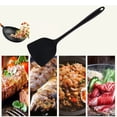 thumbnail image 1 of Plastic Black Silicone Kitchen Spatula Non-Stick Spatula High Temperature Resistants Easy To Clean Cooking Four Colors - Professional Grade, Heat Resistant Kitchen Utensil, 1 of 9