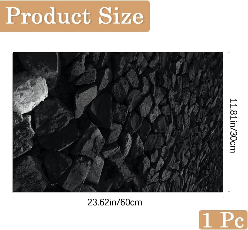 Hidom Aquarium Fish Tank Background Picture décor Poster Double Sided