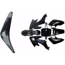 Plastic Body Fender Fairing Kit and Seat For CRF50 XR50 90cc 110cc 125cc Dirt Pit Bike (Green)