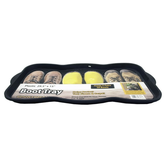 Plastic Boot Tray 29.5" x 15"