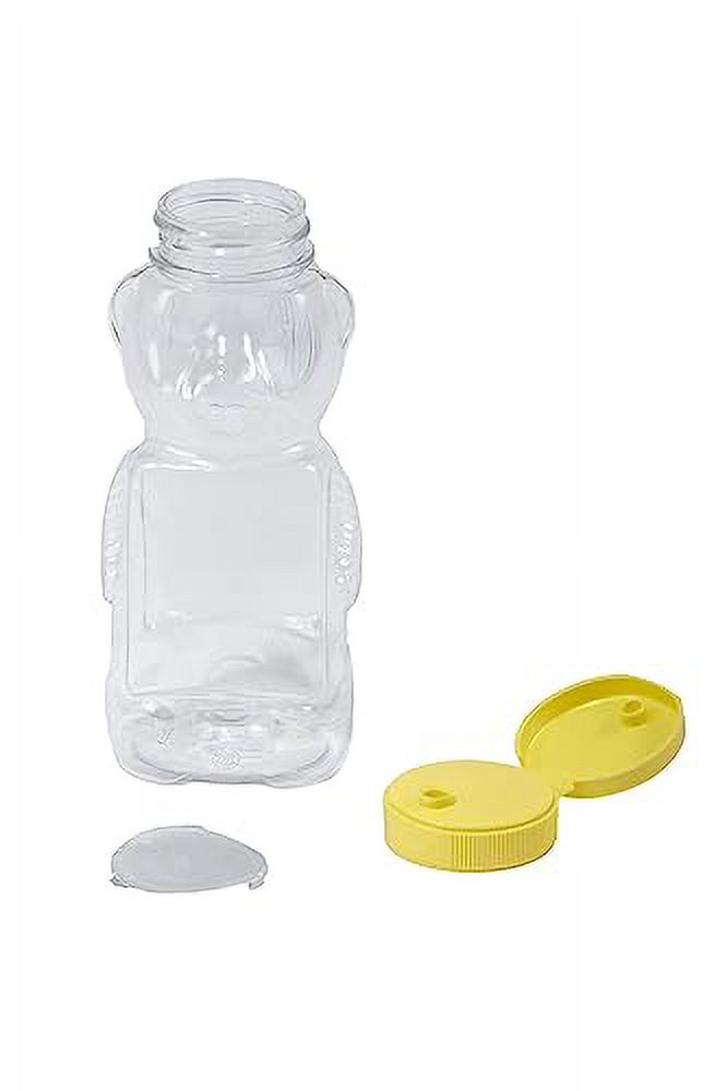 Plastic Bottle Squeeze Bottle With FlipTop Lid (12 Ounce, 12 Pack