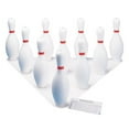 thumbnail image 1 of Plastic Bowling Pin Set, White - Set of 10, 1 of 1