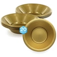thumbnail image 1 of Plastic Bowls Disposable, Gold Plastic Cereal Bowls, 12 Oz Small Plastic Bowls for Serving Popcorn, Soup, Salad, Party Supplies, Pack of 20 - By SparkSettings, 1 of 6