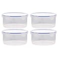 thumbnail image 1 of Plastic Bowls with Lid Leakproof Food Storage Container Set Small Meal Prep Containers - style3;, 1 of 7