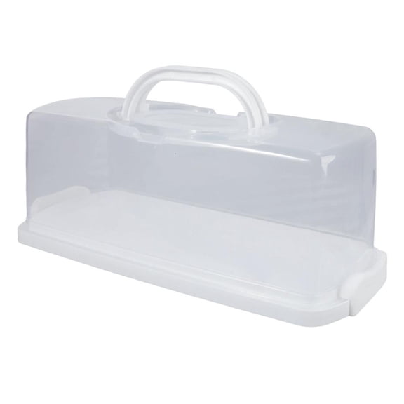 Plastic Bread Container Airtight Lid Storage Box For Cake Slices Toasts Storage
