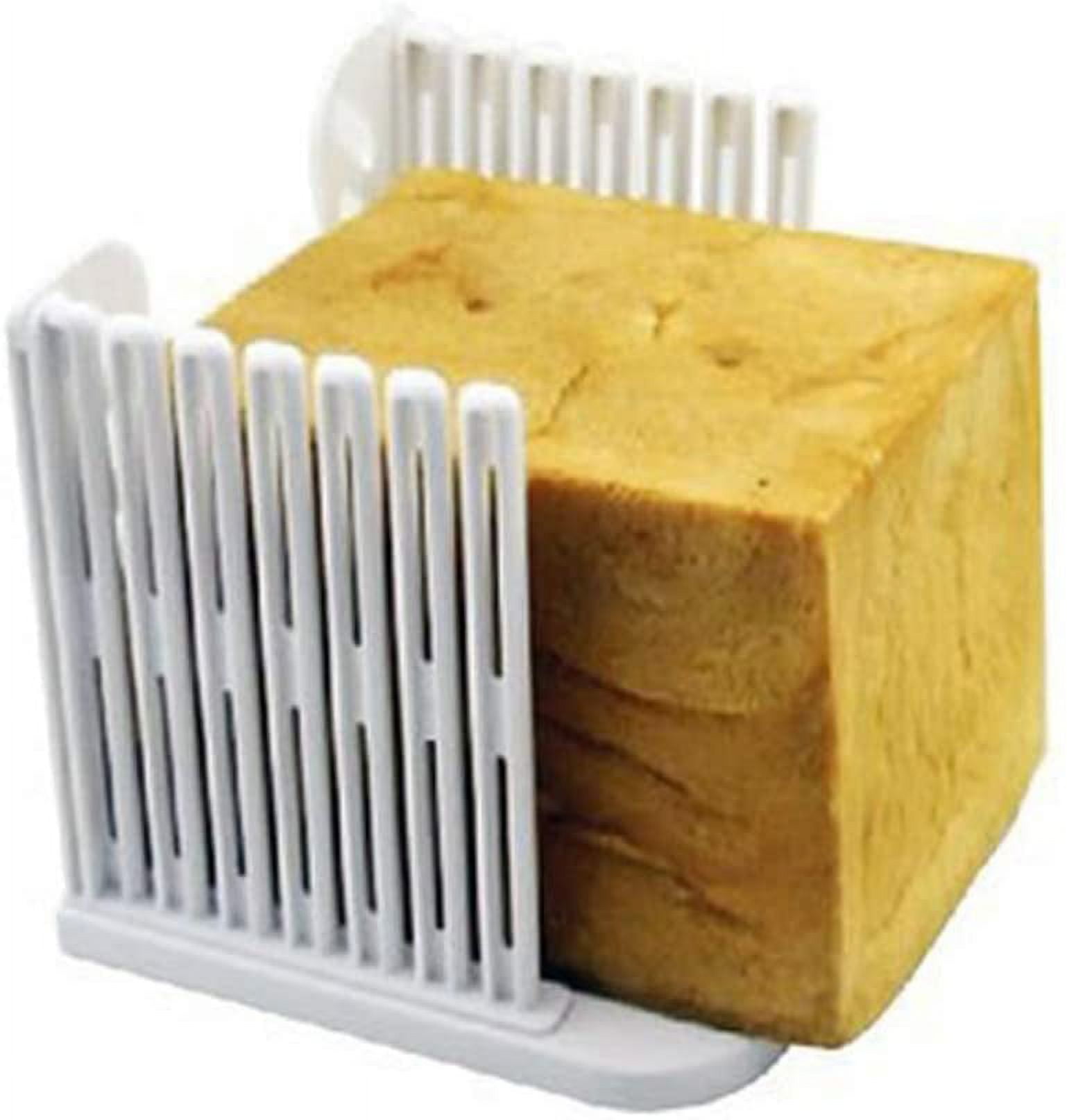 Plastic Bread Slicer for Homemade Bread Foldable Toast Slicer