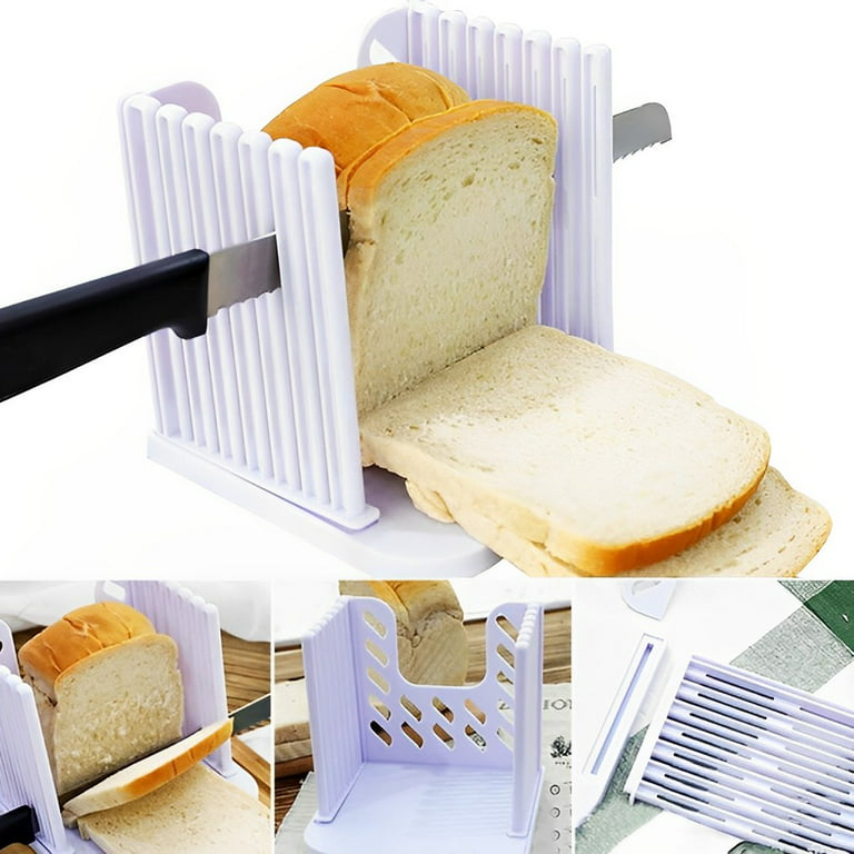 Bread Slicer, Bread Slicers for Homemade Bread, Folding and