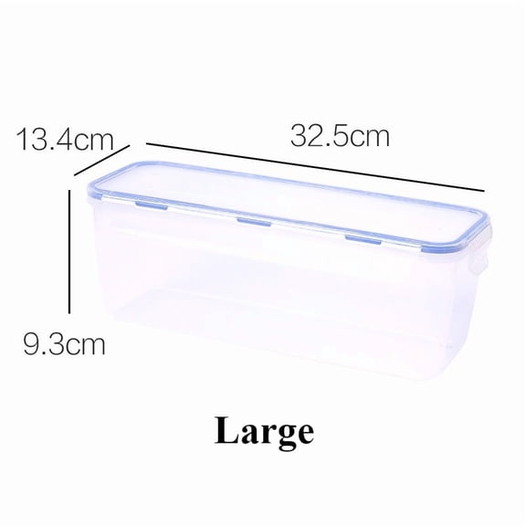Plastic Bread Storage Box with Lid Airtight Food Container Loaf Bread Keeper Kitchen Organizer for Home Countertop