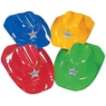 thumbnail image 1 of Fun Express Plastic Bright Color Cowboy Hats – Vibrant Party Apparel Accessories for Costumes Events Celebrations & Theme Parties – Ideal for Fun Occasions & Group Activities – 12 Pieces, 1 of 2