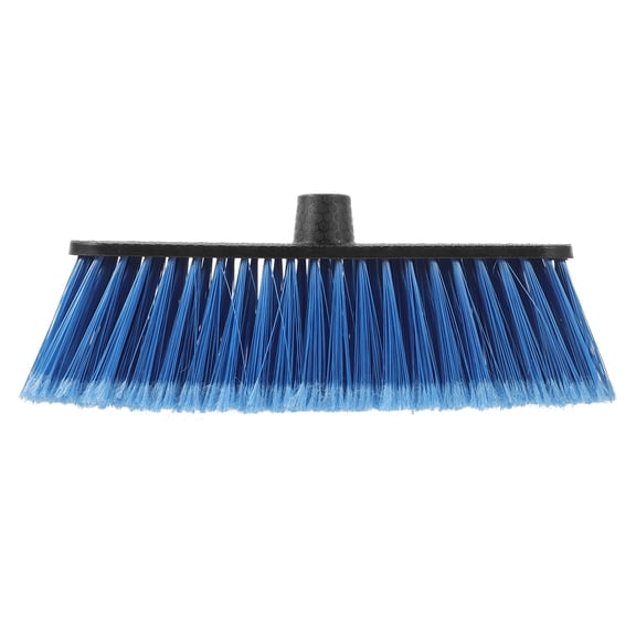 Plastic Broom Head Replacement for Soft Bristle Broom - Indoor/Outdoor Use