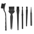 Plastic Brush Kit Non Static Multi Use Small Portable for Computer Car