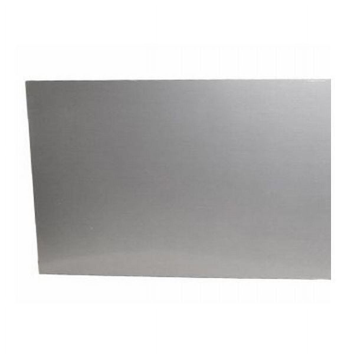 Plastic Brushed Silver 30 Inch x 24 Inch Boat Dash Panel Blank