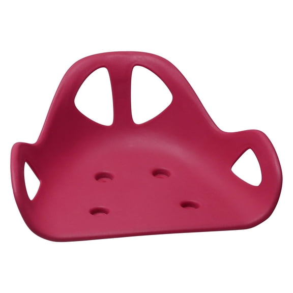 Plastic Bucket Seat for Go Kart Drift Trike Electric Scooter Mini Bike Small ATV 4 Hole Mount Kart Seat Replacement for Drift Car, Electric Motorcycle, Tricycle, Ride-On Vehicle Parts Red