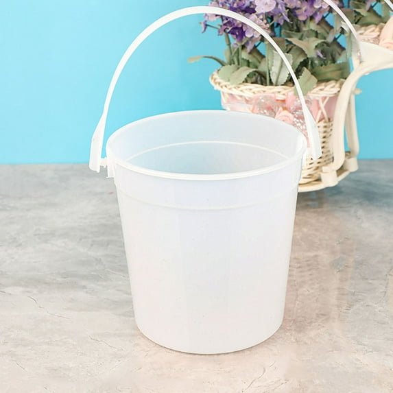 Buckets For Drinks 32Oz Buckets With Lids And Handles Snowflake Cookie Drink Bucket For Drinks Snacks Summer Pool Party And Supplies Glass&Bottle Easy To Use