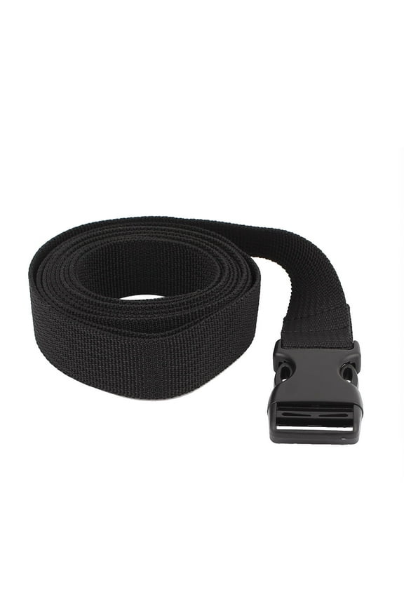 Plastic Buckle Luggage Backpack Baggage Strap Belt Band 2M Length 25mm Width