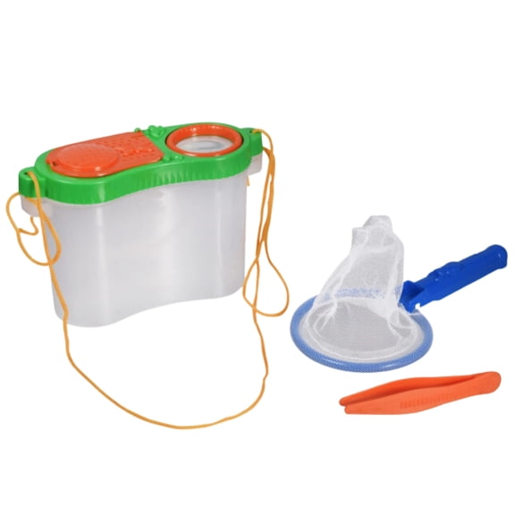 Plastic Bug Catching Kit 3Pcs Travels Bug Catcher Fun Playing Summer Camp Nature Outdoor Activity Net Bug Insect Catcher Fine Mesh Catching Net Catcher Tool Fish Bath Pack of 2 with Bonus Kaghjee