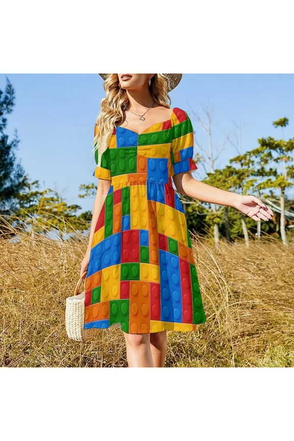 Plastic Building Blocks Toy Sleeveless Dress elegant dresses for women dress summer dresses for prom