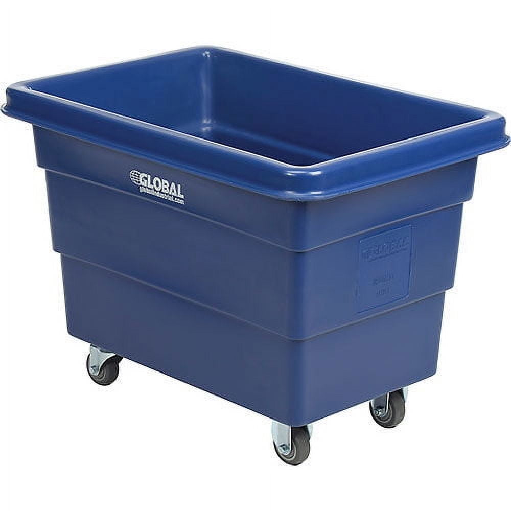 Plastic Bulk Box Truck, 6 Bushel/500 Lb. Capacity, Blue, 332/5"L x 23
