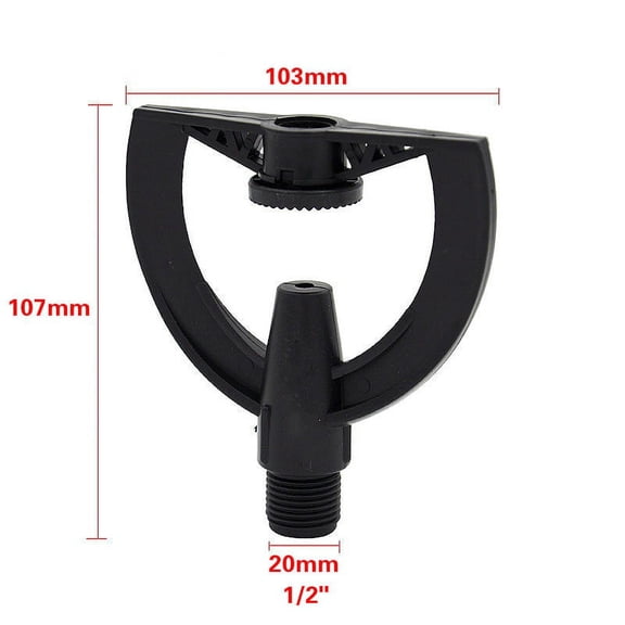 Plastic Butterfly Scattering Micro Irrigation Sprinkler Garden Micro Hose Sprinkler With Male Thread Specification G1/2"