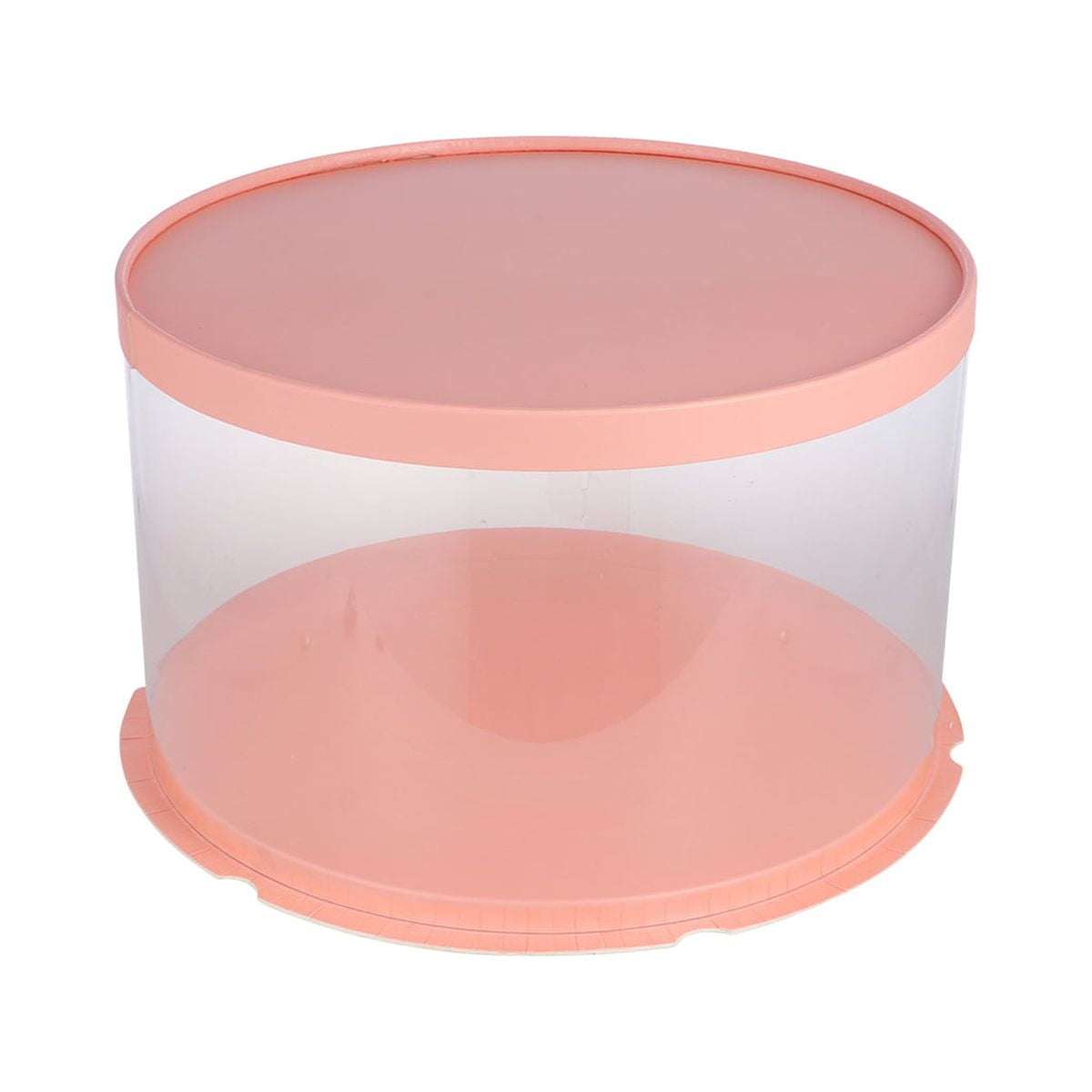 Plastic Cake Box Round Cake Packaging Boxes Transparent Organizer for