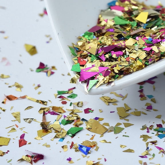 Plastic Candy Sequins/Paillette Chip UV Resin Filler for Epoxy Resin Jewelry Making Colorful 2~20x2~16mm