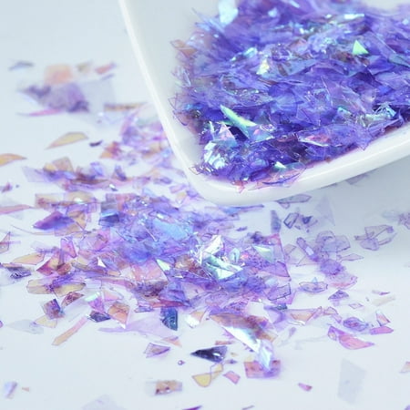 Plastic Candy Sequins/Paillette Chip UV Resin Filler for Epoxy Resin Jewelry Making Medium Slate Blue 2~20x2~16mm