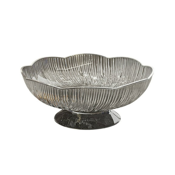 LanSuare Plastic Candy Serving Tray, Display Luxury Coffee Table Fruit Platter, Decorative Snack Trays for Entertaining Guests