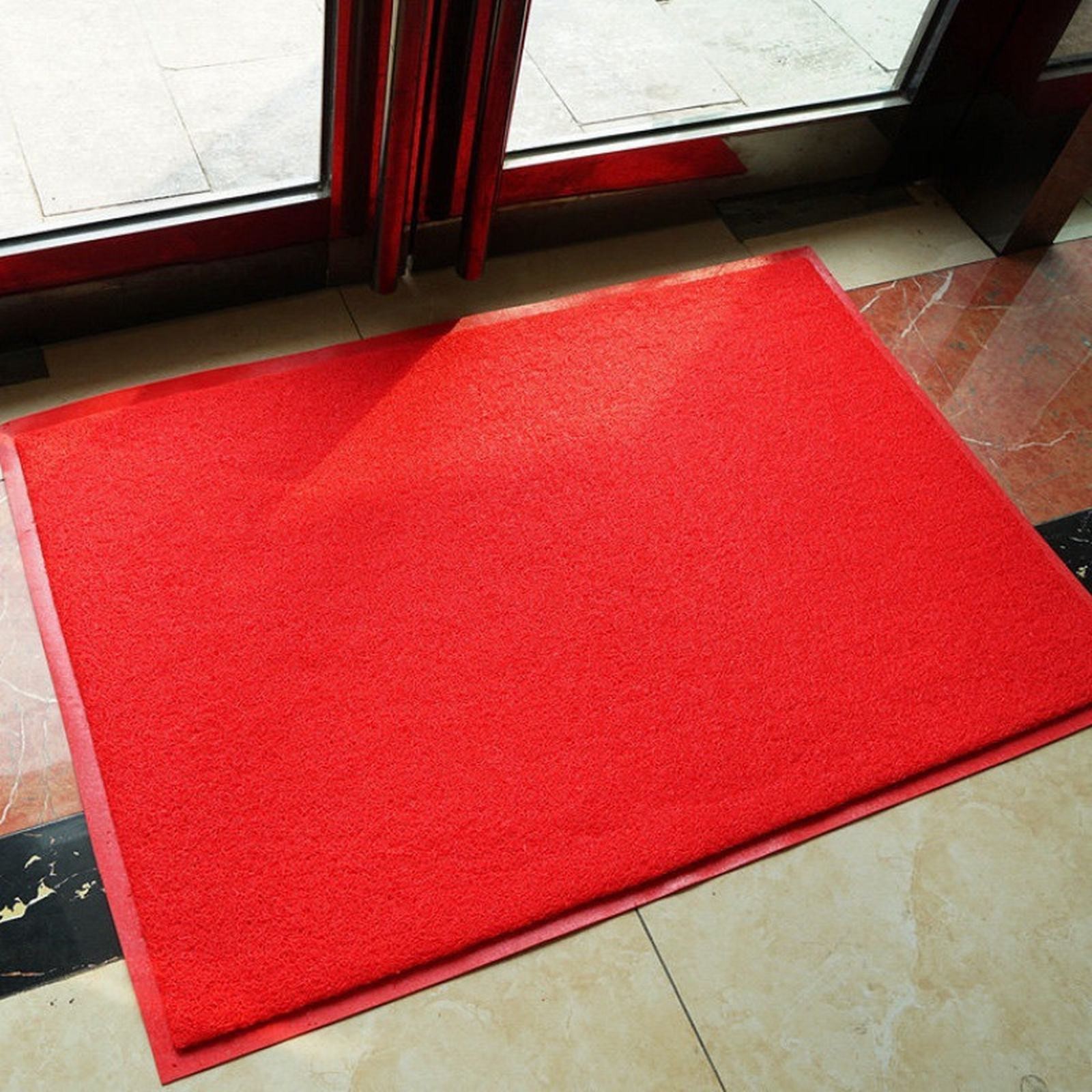 Plastic Carpet Protector Floor Mat At The Entrance Door Mat Entrance Hall Anti Slip Mat Thickened Silk Ring Foot Mat Commercial Hotel Welcome To Carpet Walmart