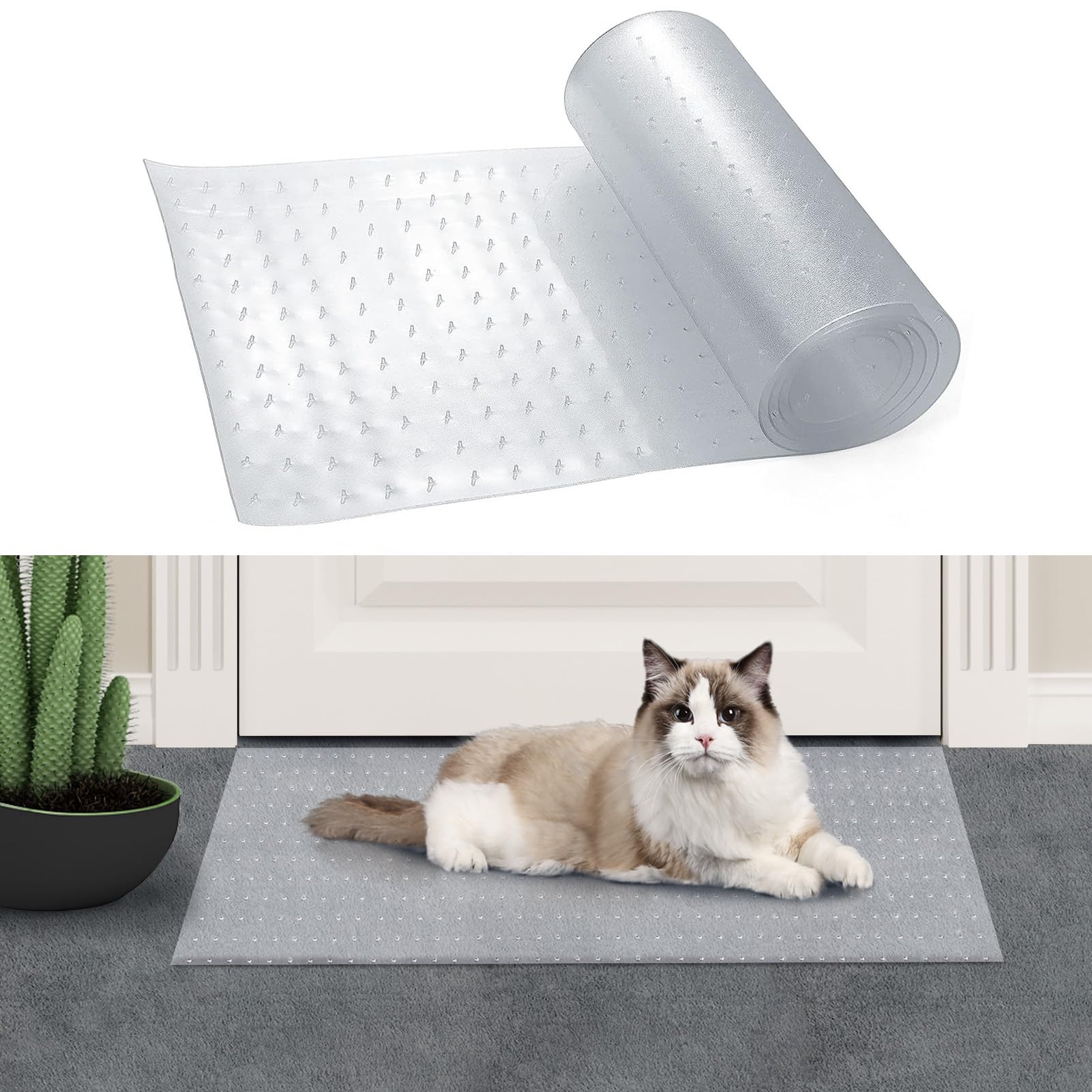 Plastic Carpet Protector for PetsHeavy Duty Cat Scratch Stopper Carpet