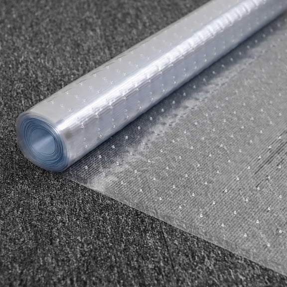 Plastic Carpet Runner 27in X 6ft Clear Floor For Protection With Spikes Non-slip & Stain-resistant Rug Protector Carpeted Hallway Or Entrance Other Foot Traffic Areas