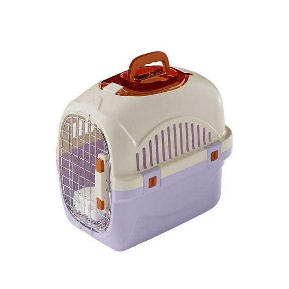 Plastic Cat And Dog Bed Hard Travel Pet Top Front Loading Ventilated Cat Cage For Small Dogs Traveling Hiking And Camping
