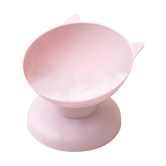Plastic Cat and Dog Bowl, Ergonomic Pet Feeding Bowl for Food and Water, Cervical Spine Friendly Design, Durable and Easy-to-Clean Pet Dish for Cats and Dogs