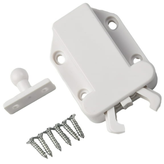 Plastic Catch Lock Hatch Push Attic Cupboard Latch Press Lock Cabinet Panel