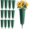 thumbnail image 1 of Plastic Cemetery Vases with Spikes 12 Pack Memorial Flower Vase Cemetery Decorations for Grave Decorations for Cemetery Vases for Flowers Plastic Vases for Flowers Cemetery Flowers for Grave Vase, 1 of 6