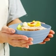 thumbnail image 1 of Plastic Cereal Bowls, Unbreakable And Reusable Light Weight Bowl For Rice Noodle Soup Snack Salad Fruit BPA Free Dishwasher Safe, 1 of 6
