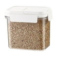 thumbnail image 1 of Plastic Cereal Storage Containers with Lids | Food Pantry Organizer Set | Reusable Kitchen Canisters for Rice, Beans & Grains | 3 Sizes, 1 of 5