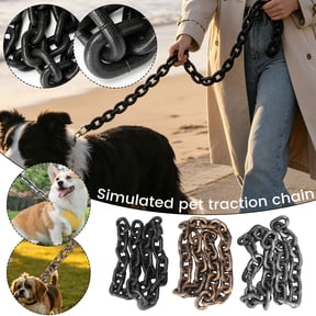 Plastic Chain, Black Chain, 5Ft Textured Plastic Chain, Medium Accessory, Durable 1.5M Decorative Fake Link Chain, 2.75X1.75 Inch Large Links for Halloween Decor, Holiday Decor,